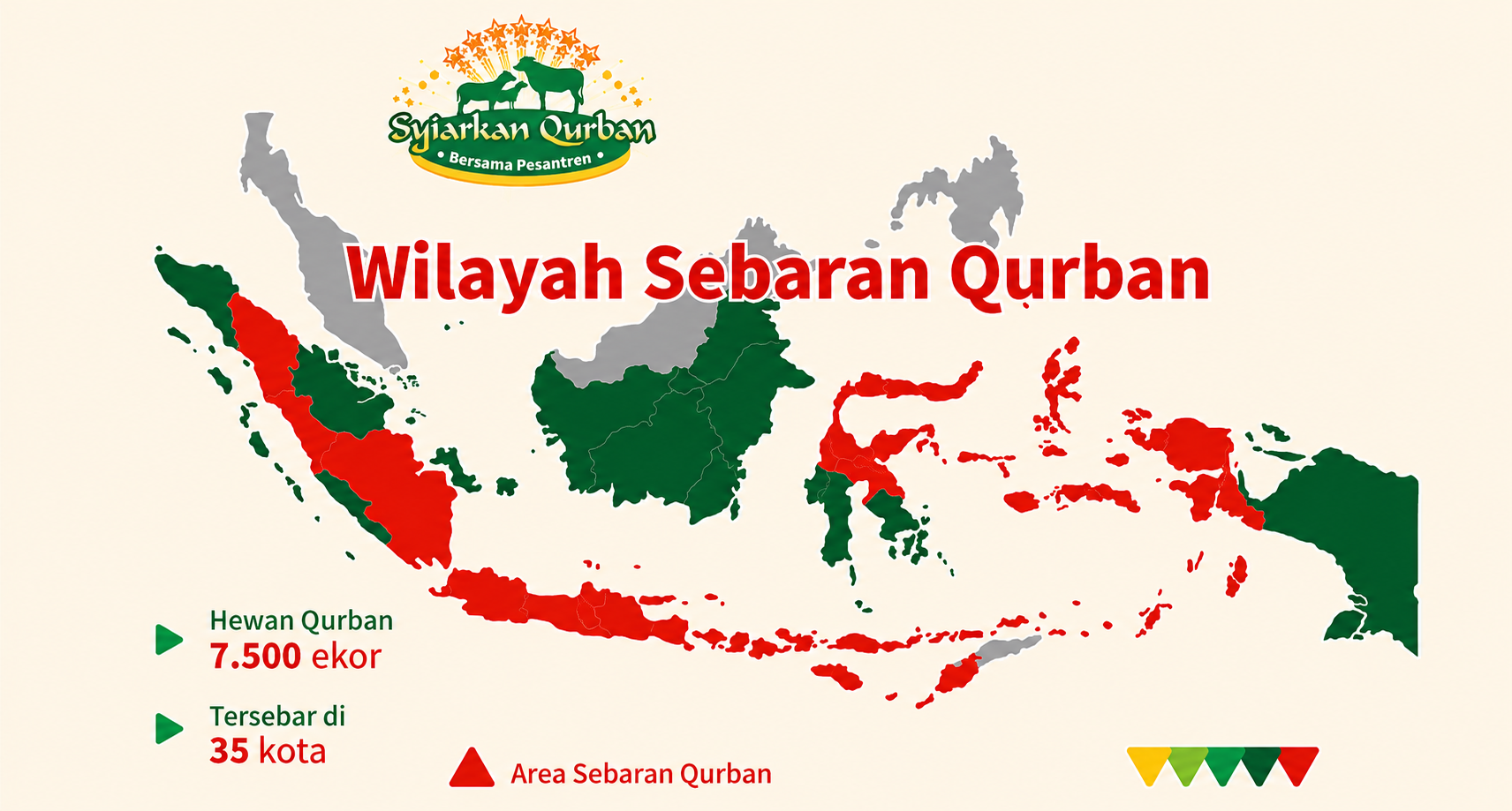 Peta Sebaran Wilayah Qurban